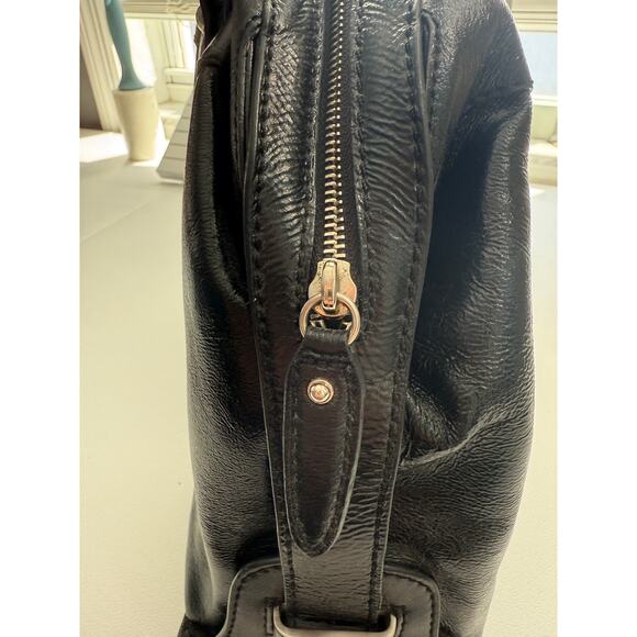 Michael Kors Vintage top handle satchel patent leather GUC - Picture 13 of 14